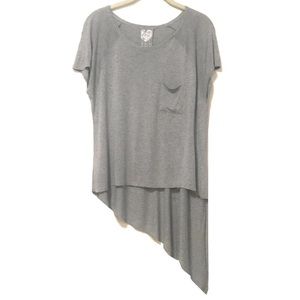 Grey Asymmetric T-Shirt - NWOT
